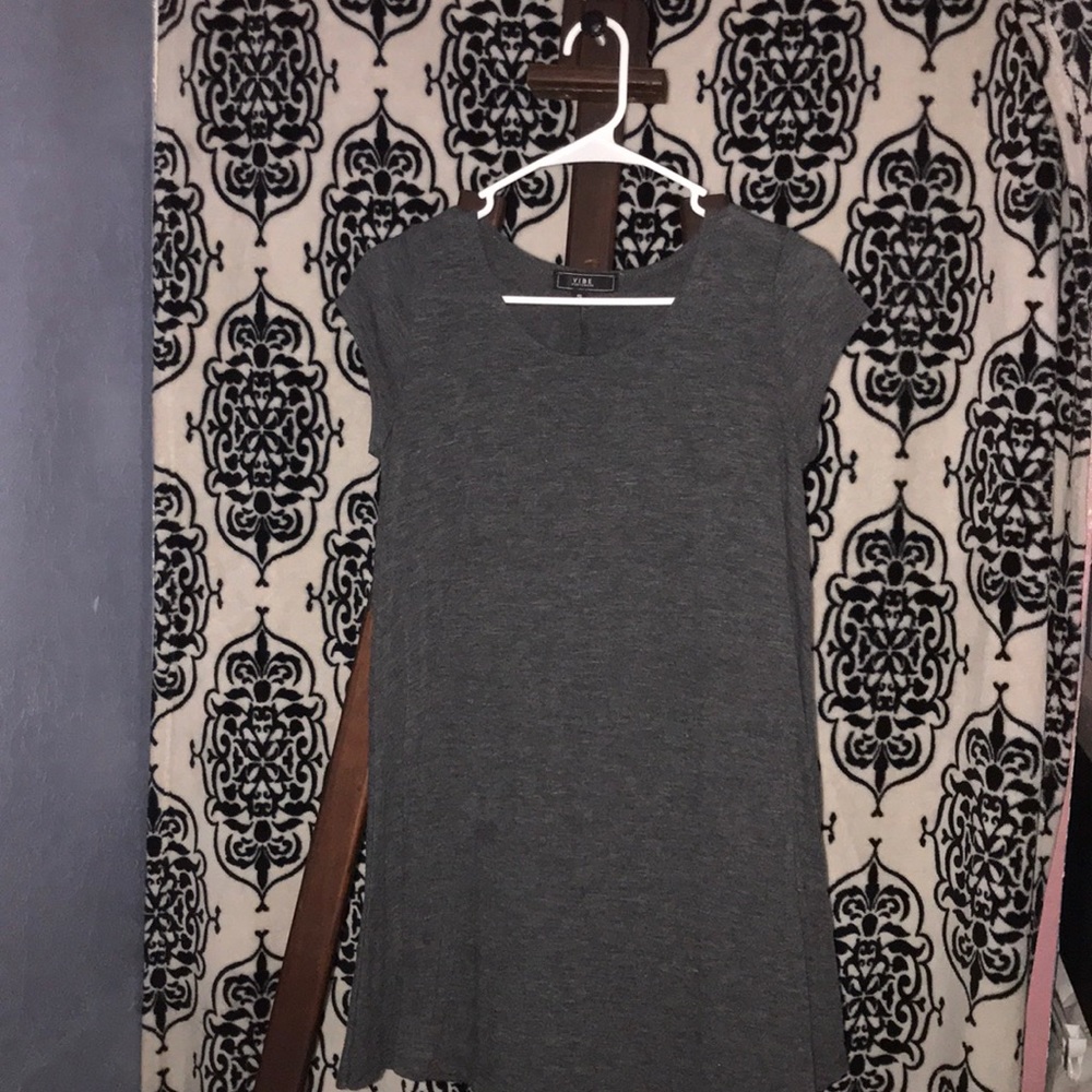 Simple grey dress